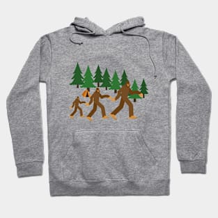 Bigfoot Camping design Hoodie